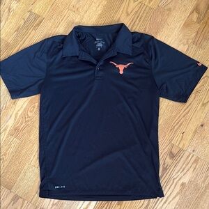 Nike Men's Texas A&M Longhorns Black Dri-FIT Polo Shirt, small